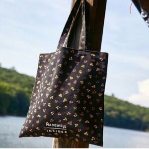 Madewell Insider Women’s Floral Black Canvas Reusable Tote—Special Edition